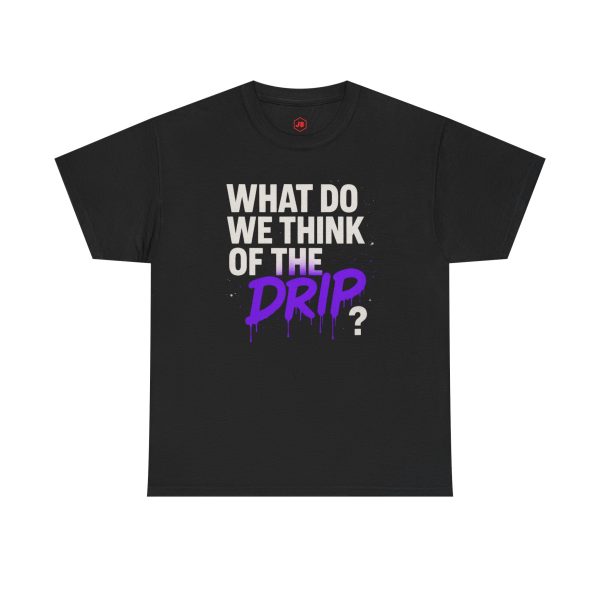 Street Style Graphic Tee, Casual Drip T-Shirt